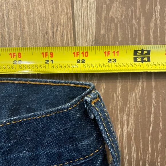 Levi's Original 501 Button Fly Denim Pre-washed Straight Leg Jeans 44x27 - Picture 10 of 16